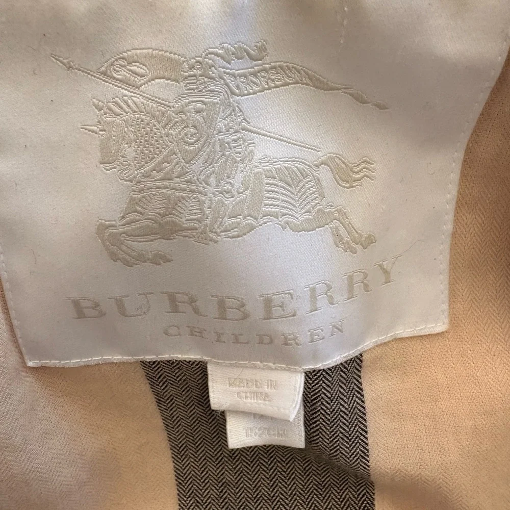 Burberry girls wool toggle pea coat size 12